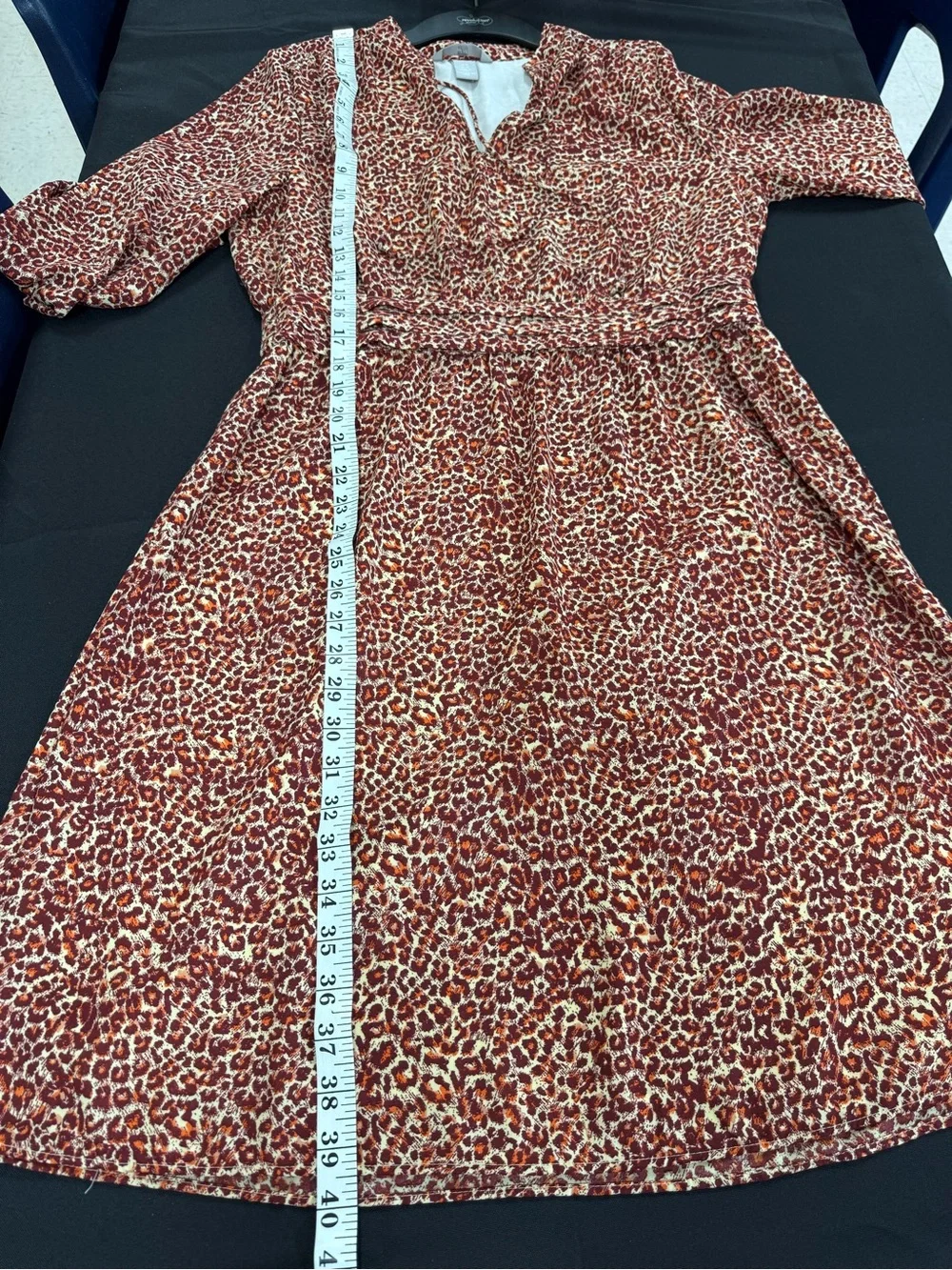 H&M Animal Print Long Sleeve Dress – Size 10